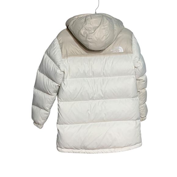 The North Face Nuptse Mid 700-Down Insulated Hooded Jacket Womens XS NO BELT - Picture 3 of 9